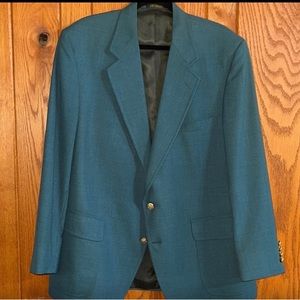 Palm Beach tailored teal blazer 46S
